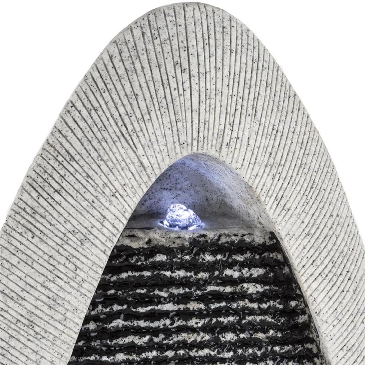 blumfeldt Wasserspiel Gavarnie Wandbrunnen, 37.5 cm Breite