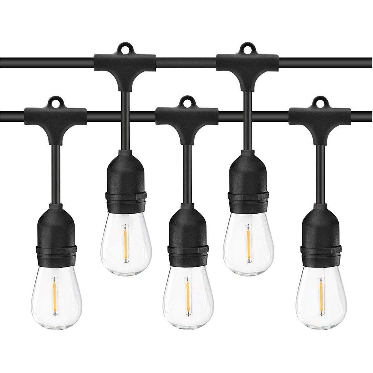 Salcar Lichterkette 10m/15m/30m LED Lichterkette Außen Beleuchtung IP65