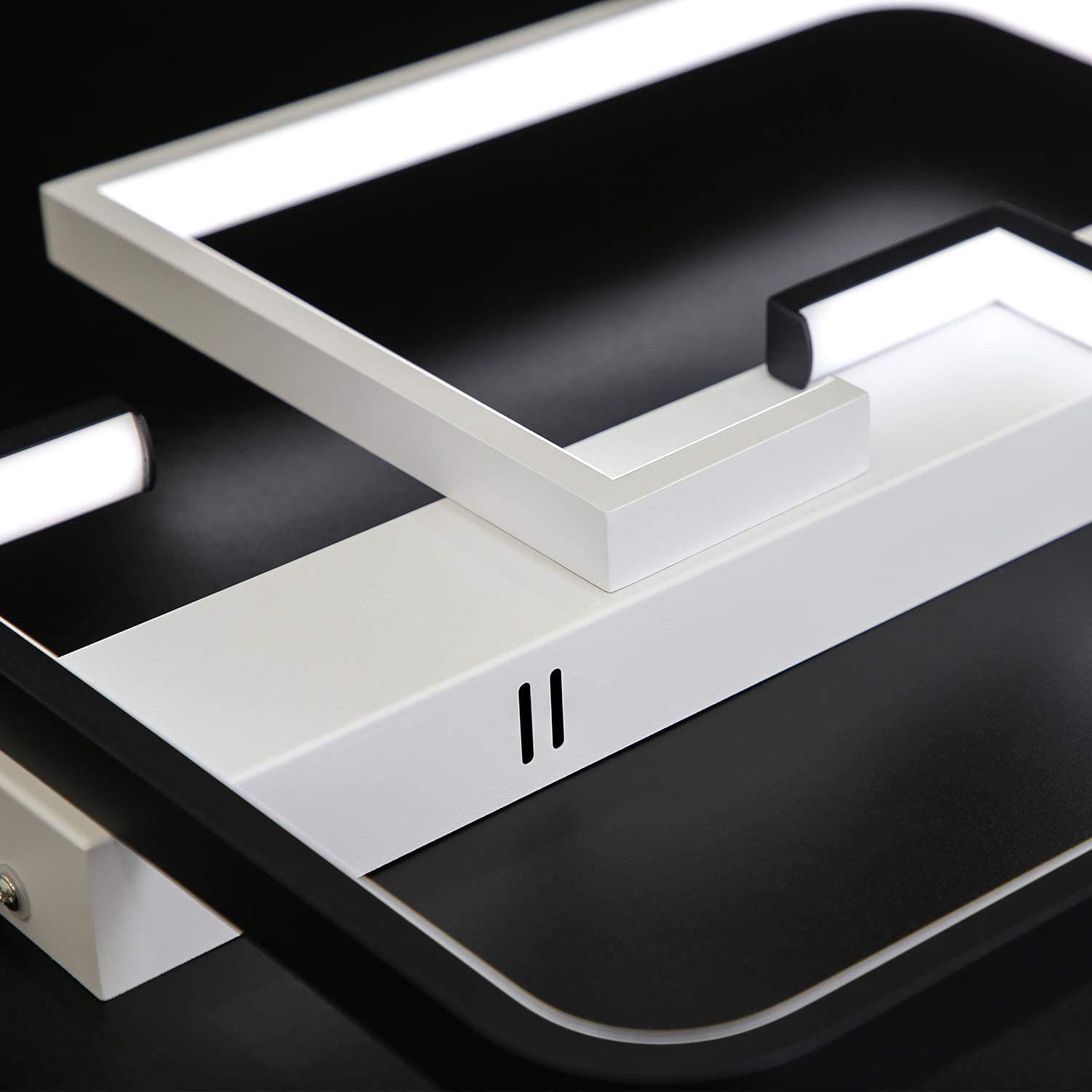 ZMH LED Deckenleuchte Deckenlampe dimmbar mit Fernbedienung für Schlafzimmer Flur, Hochwertige Lampenperlen, LED fest integriert, 3000-6500k