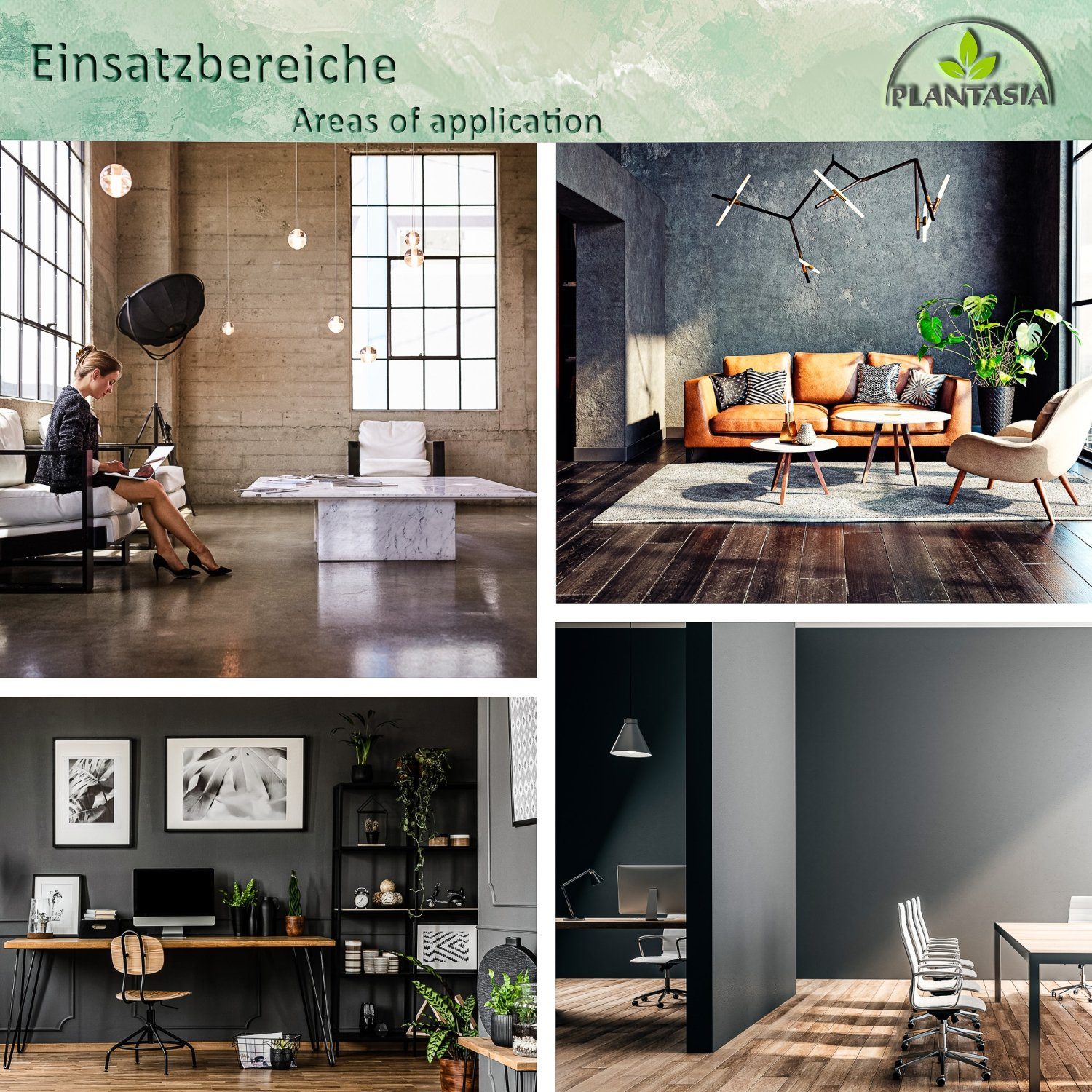 Kunstbaum Künstlicher Bambus Strauch Kunstbambus Deko Bambus, PLANTASIA, Höhe 160,00 cm, 160 cm, 1104 Blätter, Echtholzstamm, Größenwahl